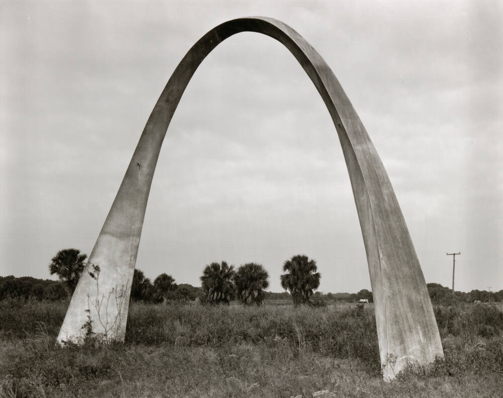 Concrete Arch in Field. US 301, Ellenton, Florida