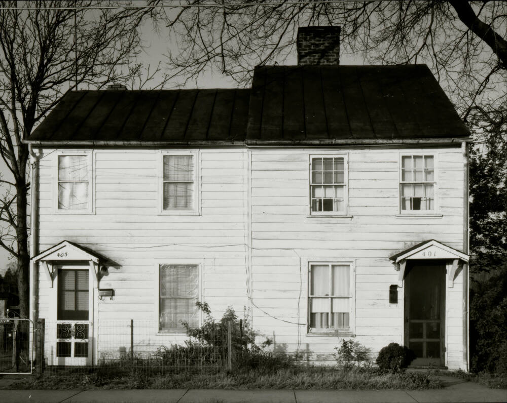 Double Frame House. Fredericksburg, Virgina