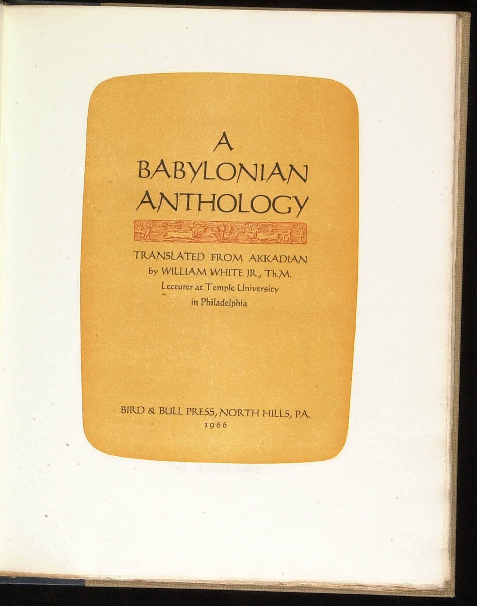 A Babylonian Anthology