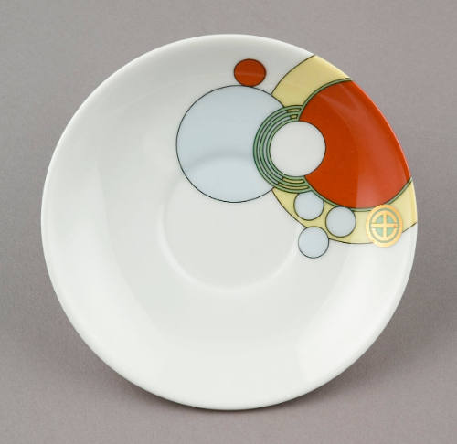 Saucer from dinner service for the Imperial Hotel, Tokyo
