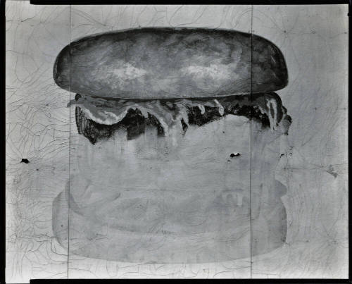 Unfinished Burger Sign. US 9E, Glens Falls, New York