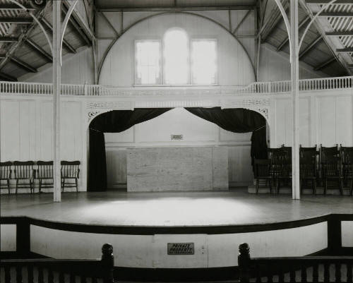 Martha's Vineyard Tabernacle Stage. Oak Bluffs, Massachusetts