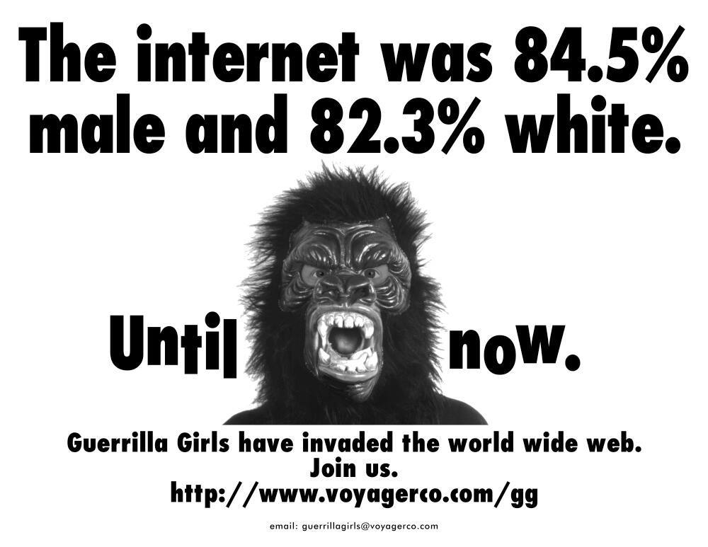 The Internet Was 84.5% Male and 82.3% White Until Now
