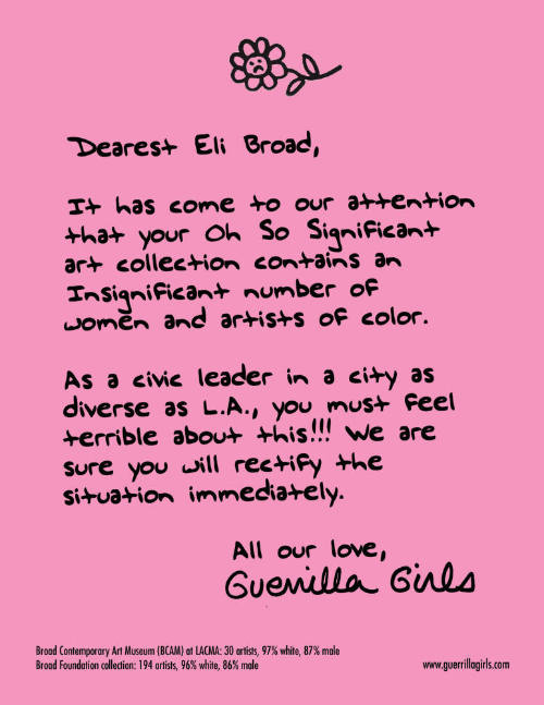 Dearest Eli Broad