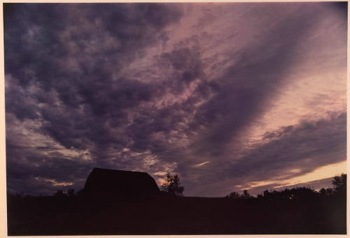 Barn at evening