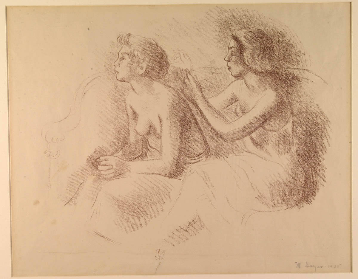 Women Arranging Hair