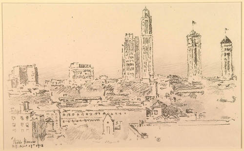 New York Skyline--Light Buildings