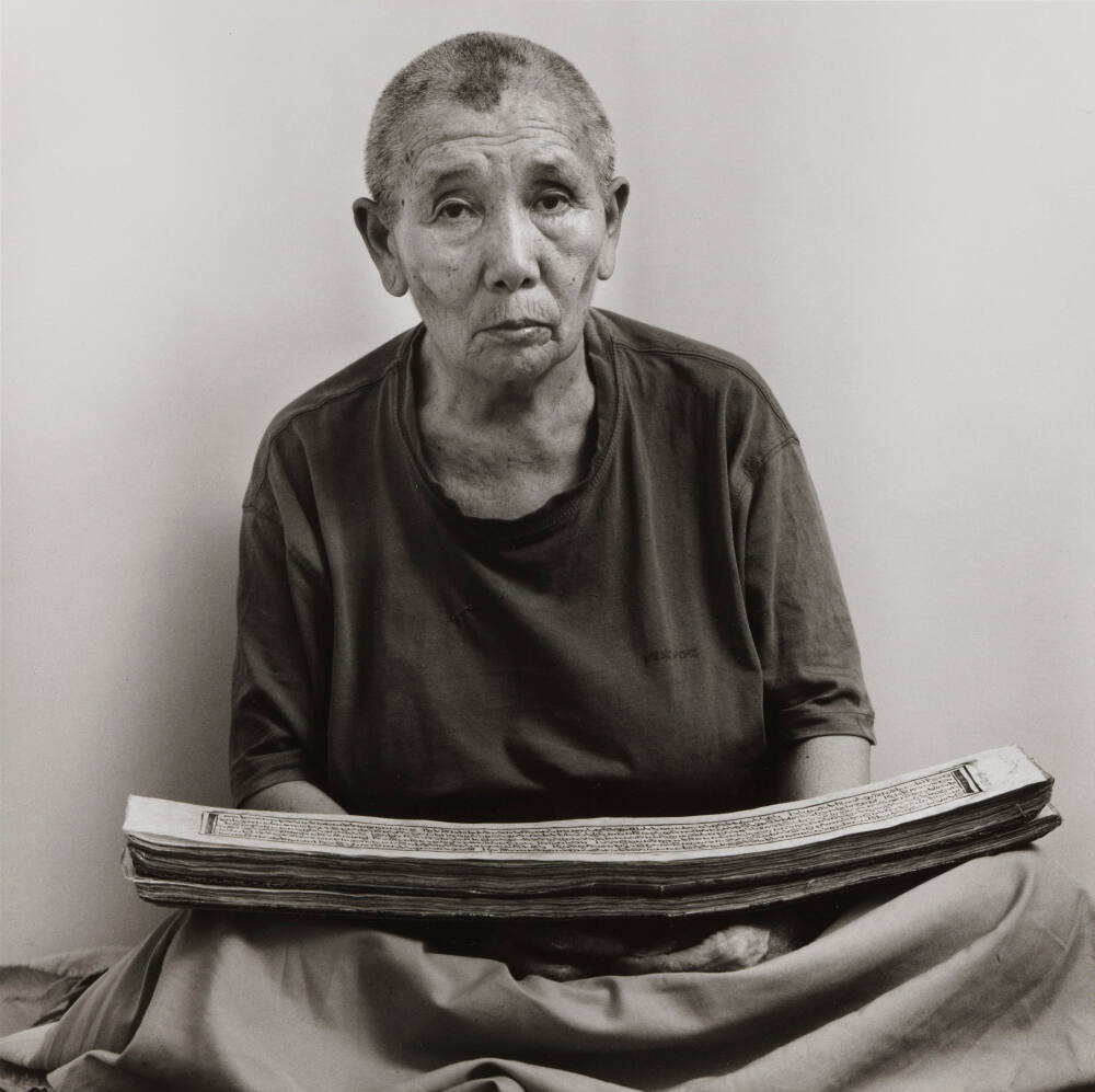 Choedon Dolkar reads her prayers