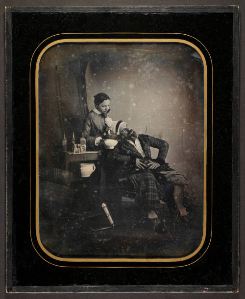 Self-portrait as ailing man