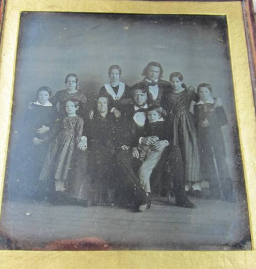 Portrait of Thomas Ustick Walter and family