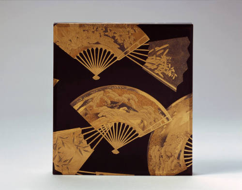 Writing Box with Design of Scattered Fans