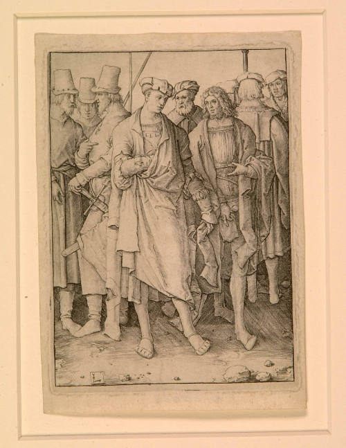 Young Man at the Head of a Group of Armed Men