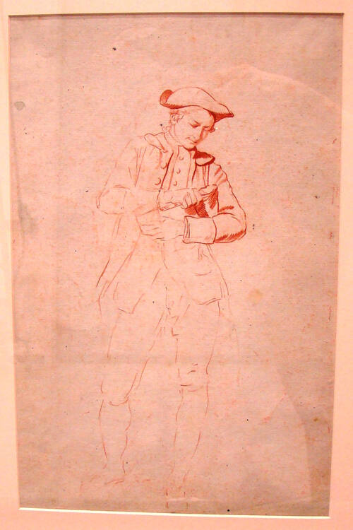 A Man Standing (recto)