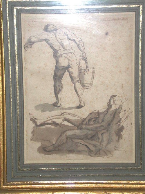 Study of Two Male Figures