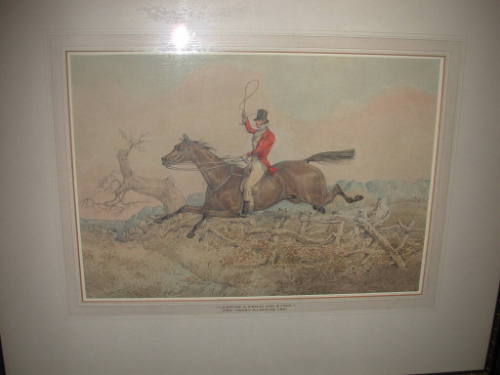 Leaping a Fence and Ditch (left facing)