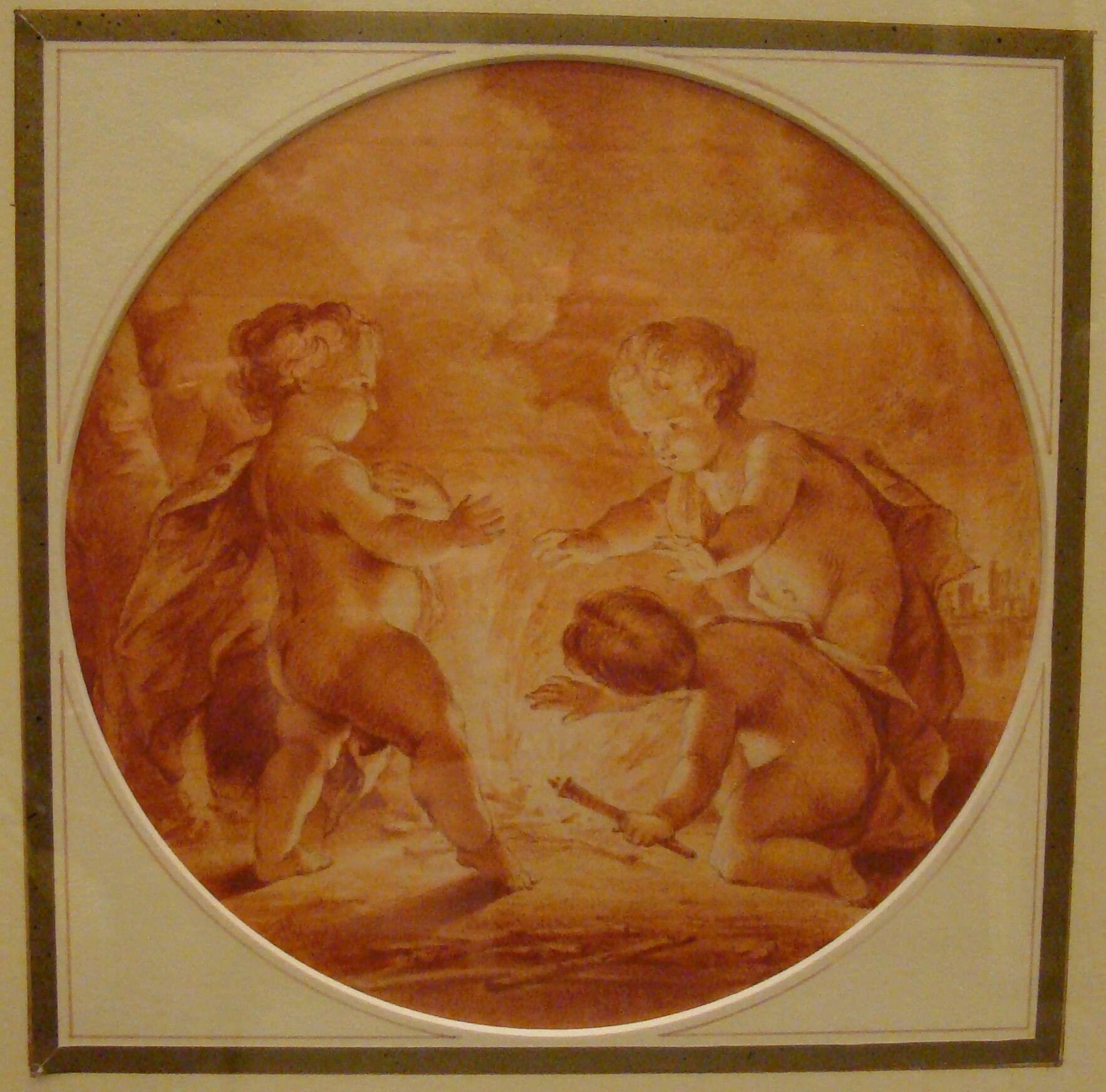 Putti Near Fire