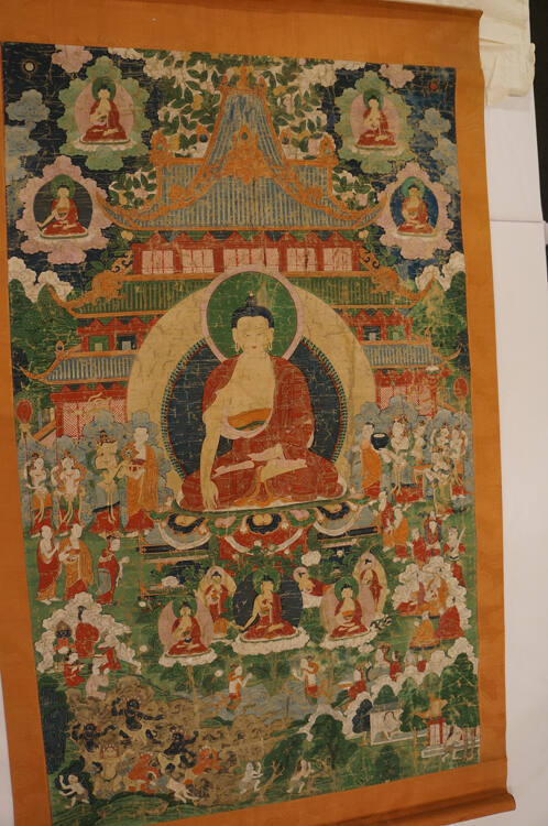 An Enthroned Buddha