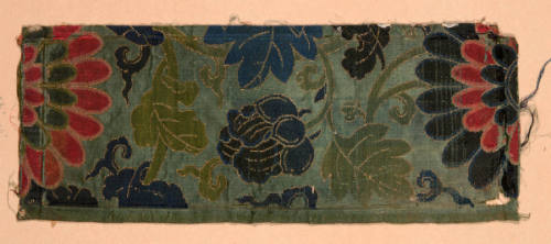 Sutra Cover, Peony and Lotus Brocade