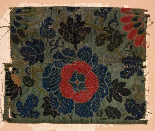 Sutra Cover, Peony and Lotus Brocade