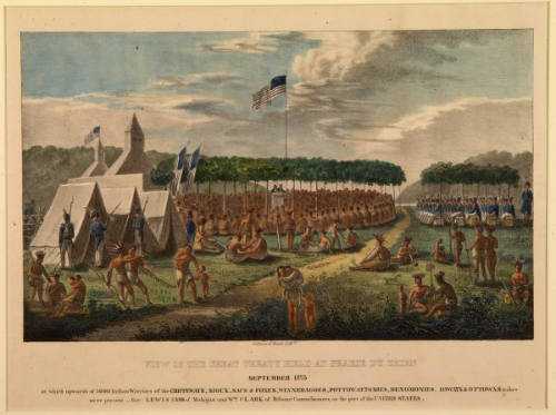 View of the Great Treaty of Praire du Chien
