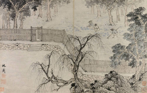 Shen Zhou "Gardeners" overall 