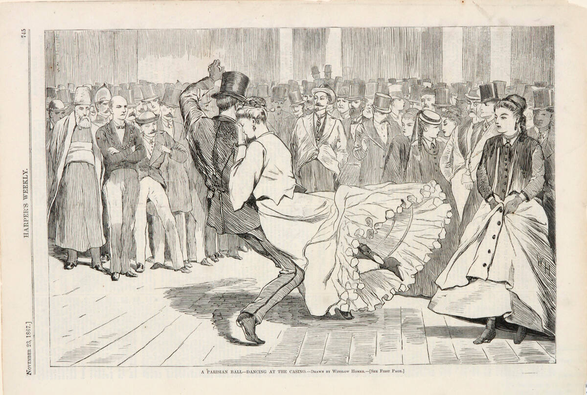 A Parisian Ball--Dancing at the Casino