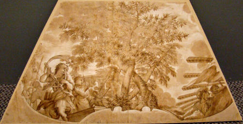 The Young Princeling (Symbolically Cosimo I ) Fights with His Hosts Against the Enemy