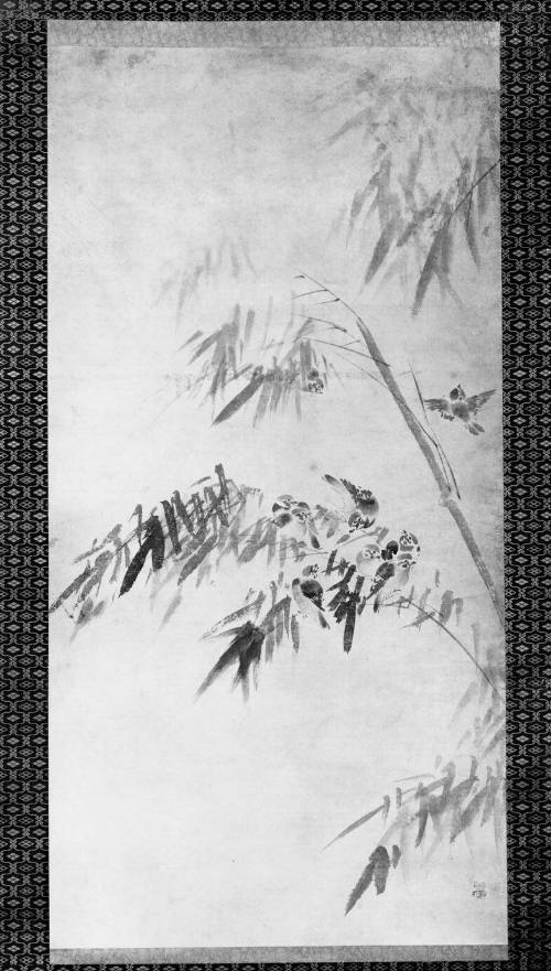 Sparrows and Bamboo