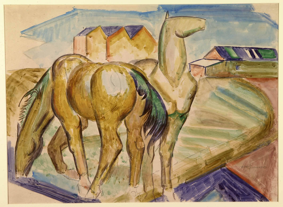 Untitled Horses in Landscape