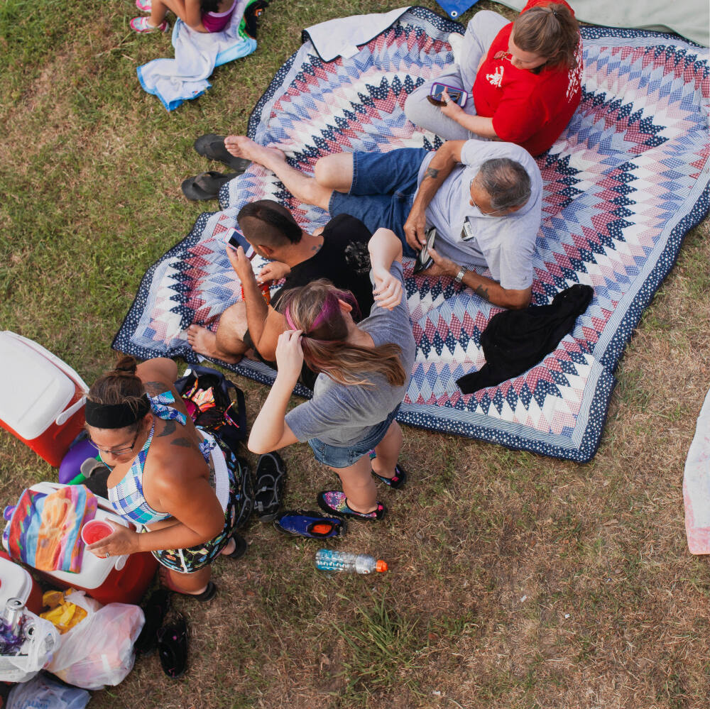 Picnic, Trinity River, Fort Worth, Texas