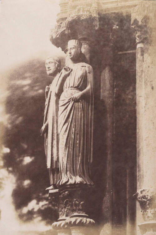 Statuary on the North Porch of Chartres Cathedral