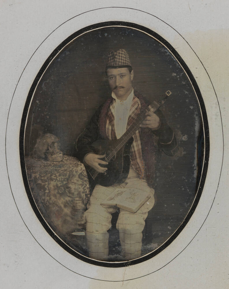 Man with mandolin