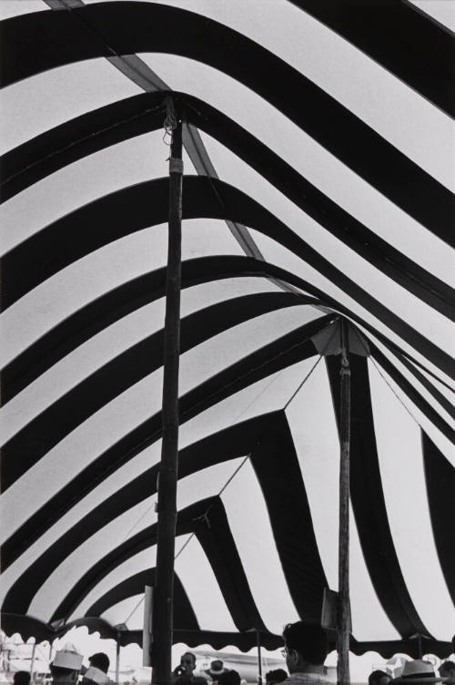 Untitled (Striped tent)