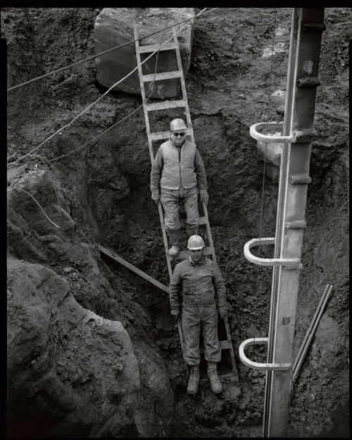 Stanley Phillips and Gene Maddox, B.G. Hoadley Quarries, Guthrie