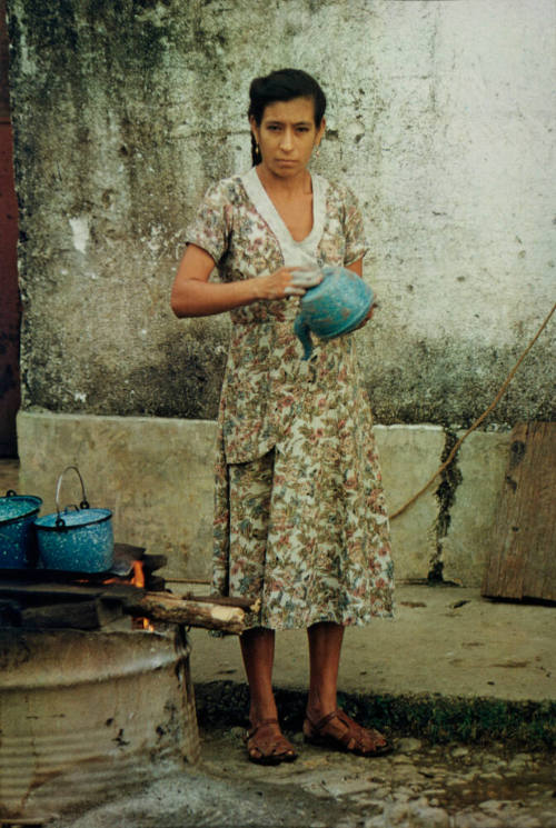 From Campeche Train, Mexico (woman with teapot)