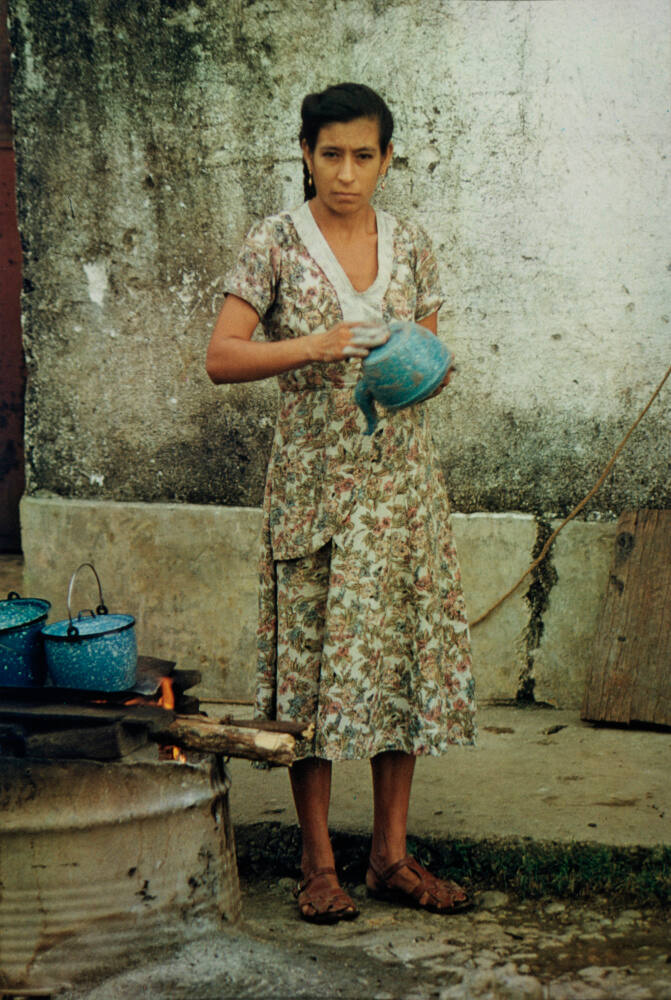 From Campeche Train, Mexico (woman with teapot)