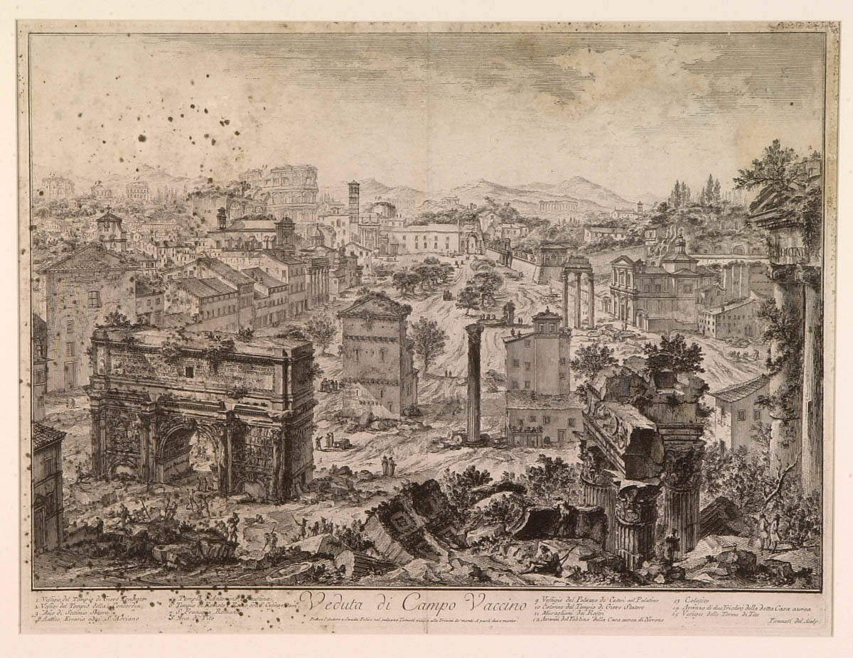 Forum Romanum, or Campo Vaccino