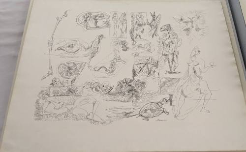 Sheet of Sketches