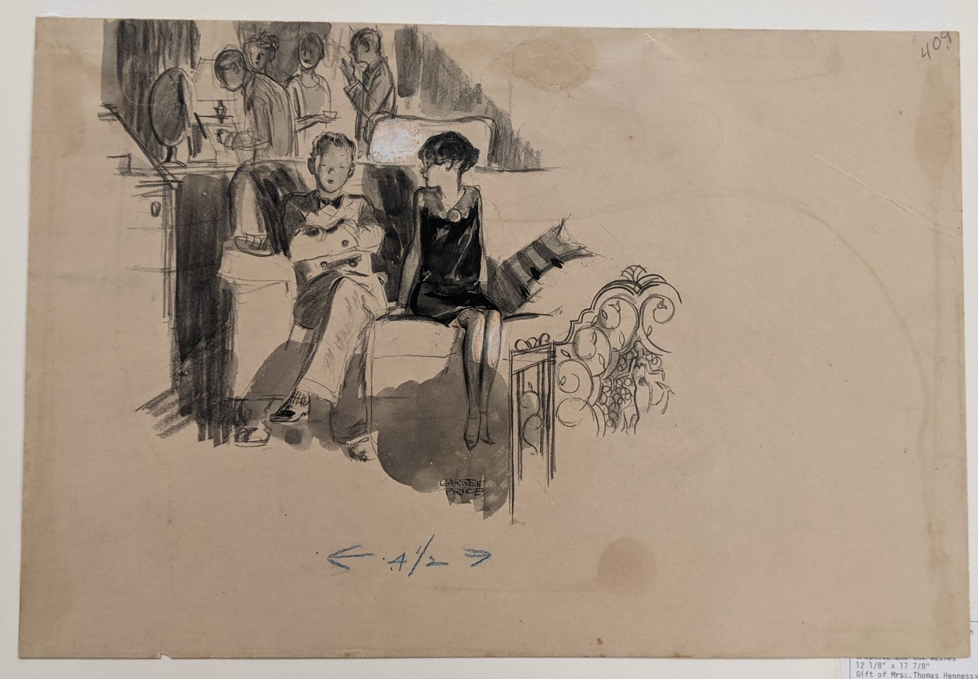 Boy and Girl on a Divan