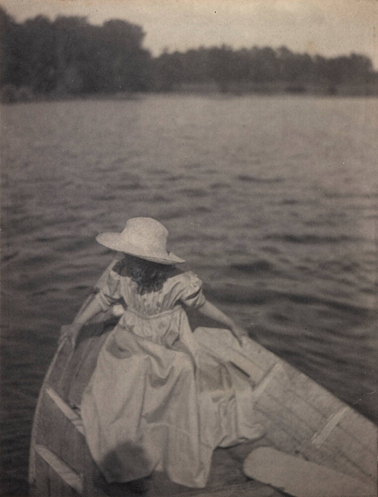 Girl in boat