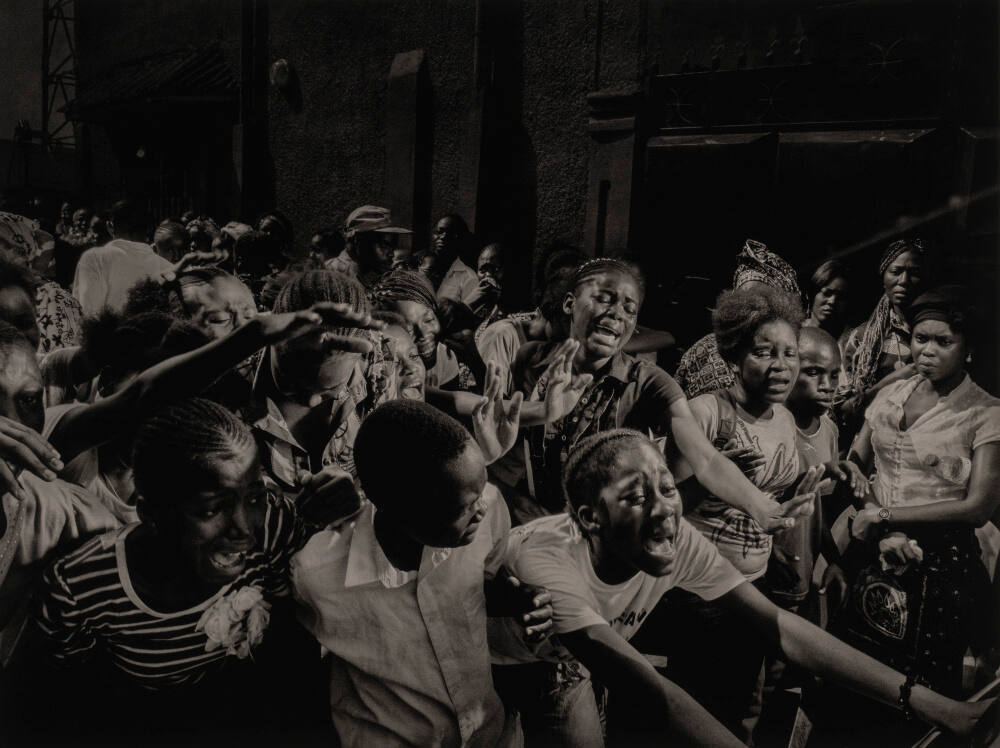 The funeral of a 13-year-old girl, Pointe Noire, Congo