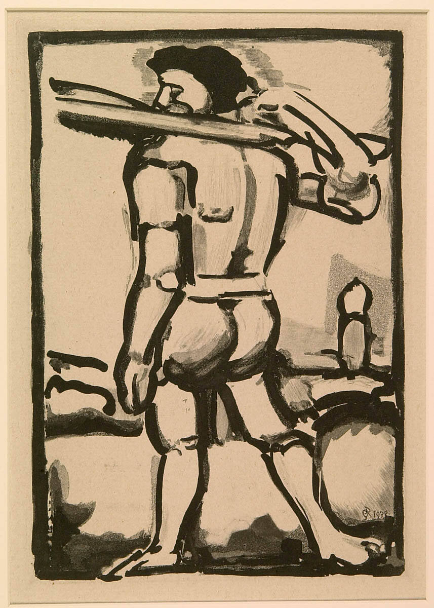 Assistant Executioner Carrying Part of the Cross