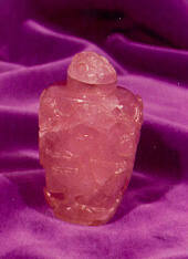 Snuff bottle with stopper and stand