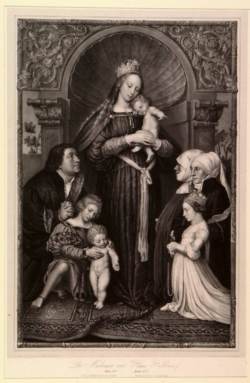 The Madonna and Child with Basler Bürgermeisters Jakob Meyer zum Hasen