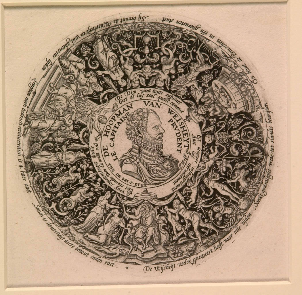 Design for a plate, with William I of Orange