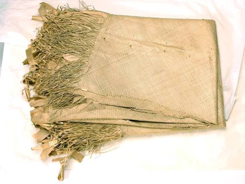 Fringed Woven Grass Mat