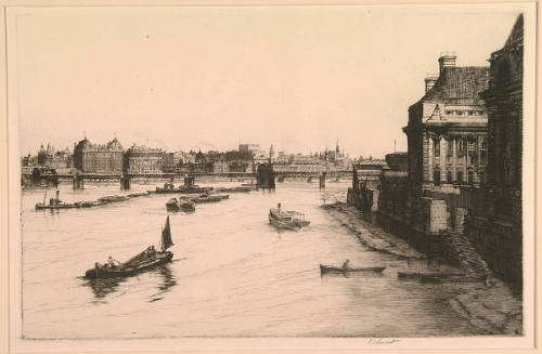 Victoria Embankment from the Country Hall