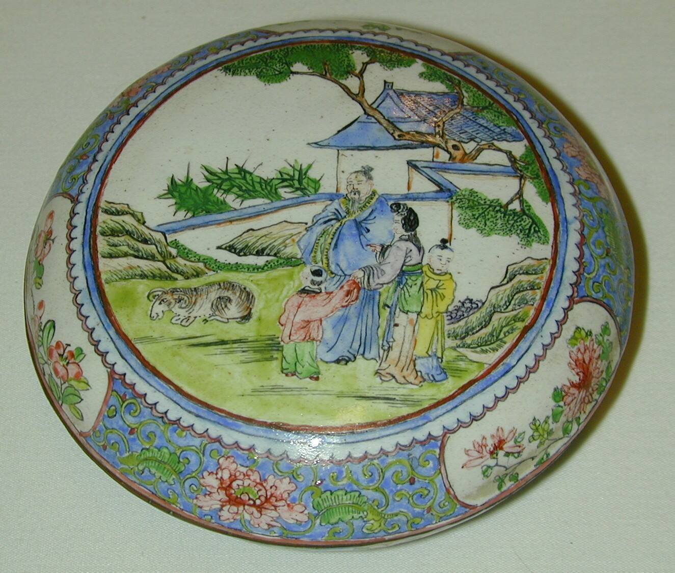 Round Covered Box