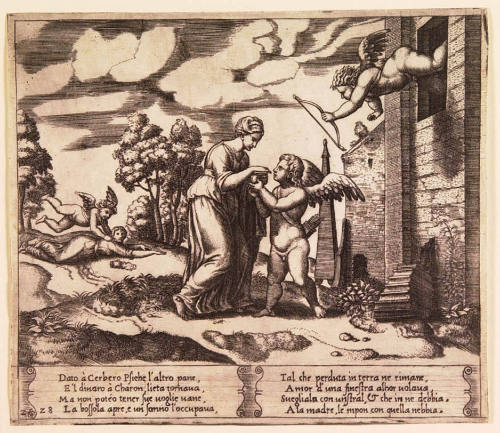 Psyche, Desiring to Appear More Beautiful to Venus, Opens the Fatal Box