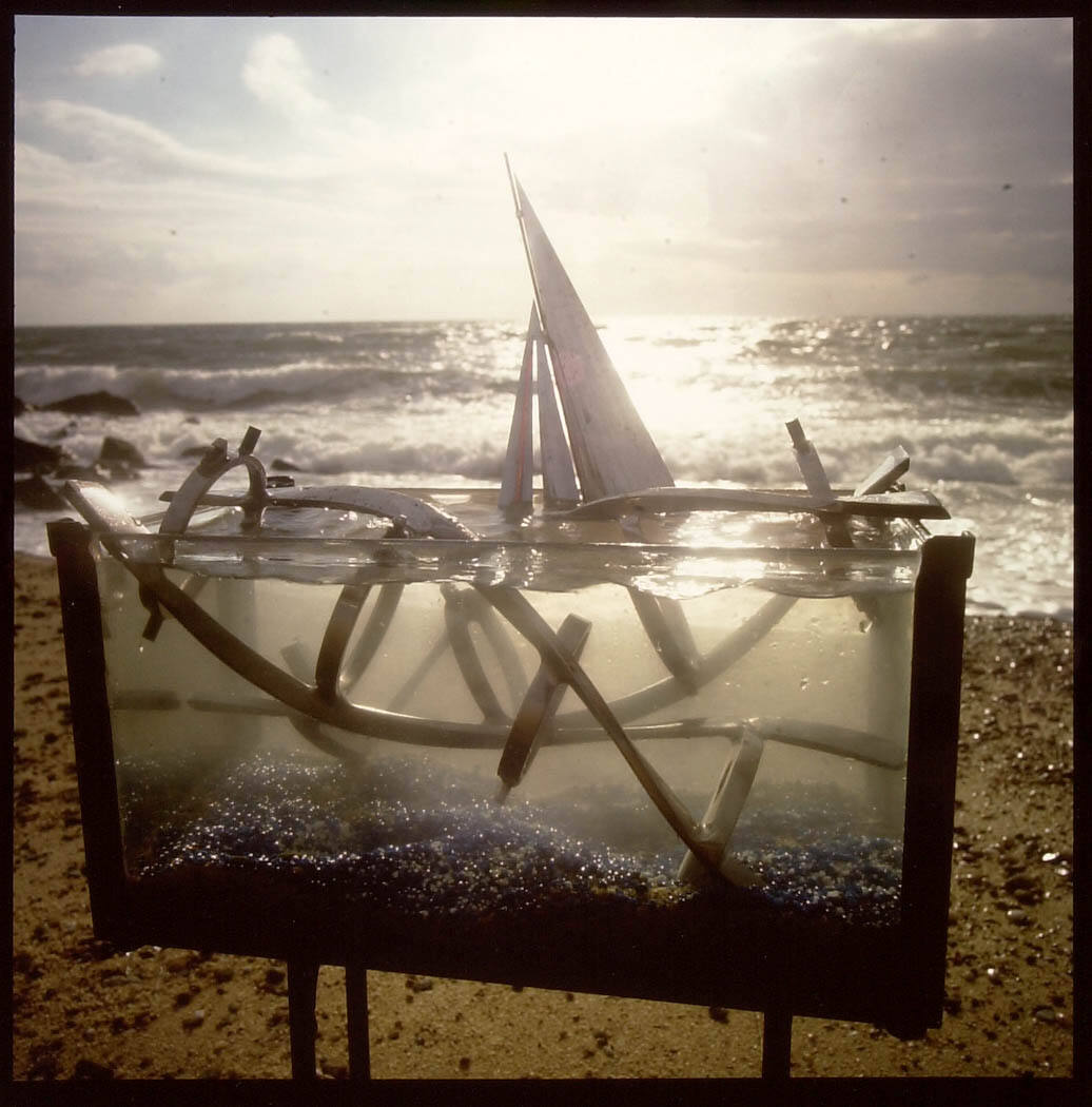 Tossed from Distant Storms the Swinging Turbulent Waves Nearly Brought the Sailor and Ship to Early Graves